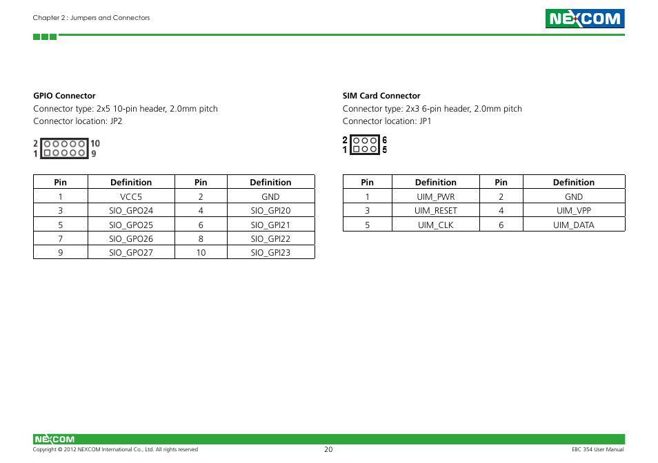 NEXCOM EBC 354 User Manual | Page 33 / 63