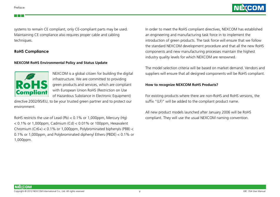 NEXCOM EBC 354 User Manual | Page 5 / 63