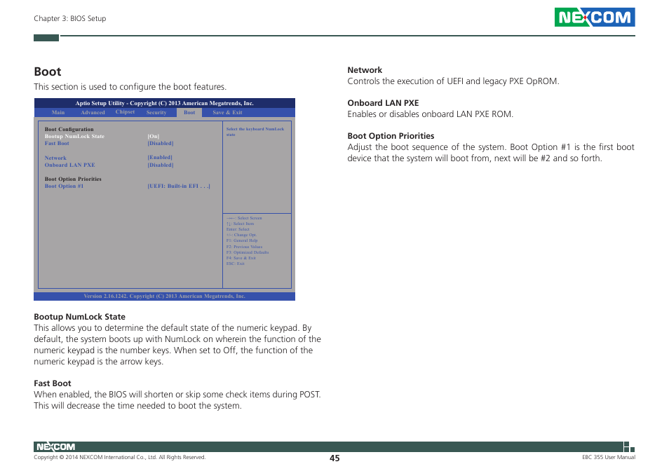 Boot | NEXCOM EBC 355 User Manual | Page 59 / 63