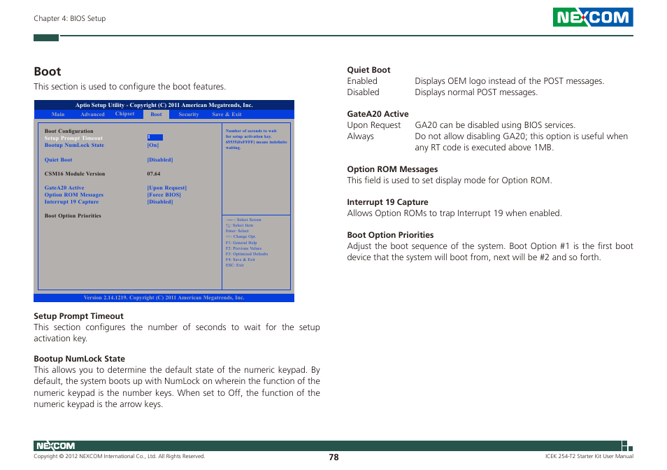 Boot | NEXCOM ICES 254 User Manual | Page 92 / 98