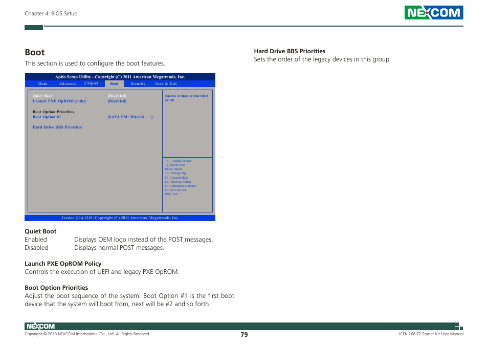 Boot | NEXCOM ICES 268 User Manual | Page 93 / 96