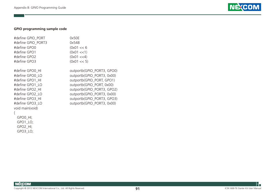 NEXCOM ICES 668 User Manual | Page 105 / 105