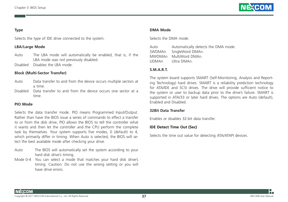 NEXCOM NEX 608 User Manual | Page 50 / 67