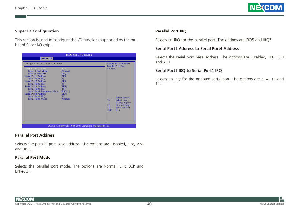 NEXCOM NEX 608 User Manual | Page 53 / 67