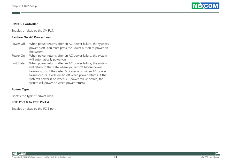 NEXCOM NEX 608 User Manual | Page 61 / 67