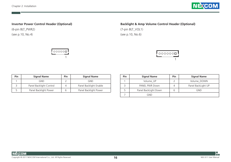 NEXCOM NEX 611 User Manual | Page 27 / 51