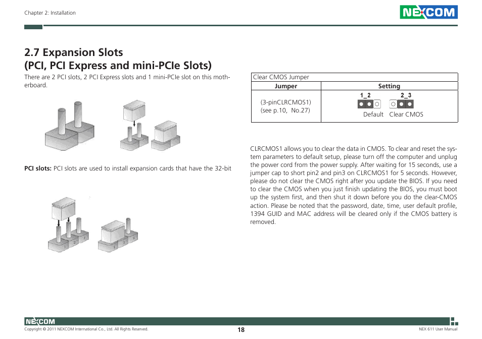 NEXCOM NEX 611 User Manual | Page 29 / 51