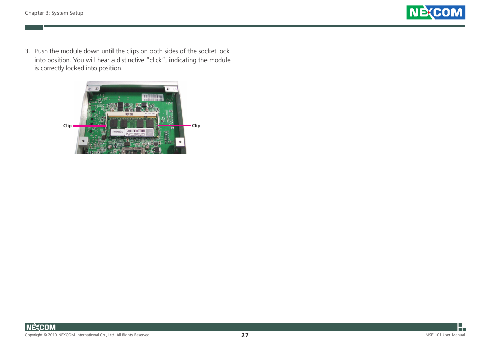 NEXCOM NISE 101 User Manual | Page 40 / 79