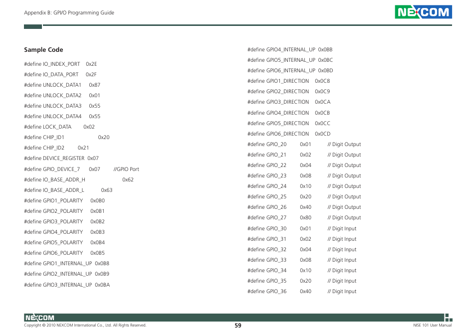 NEXCOM NISE 101 User Manual | Page 72 / 79