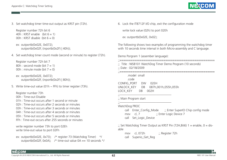 NEXCOM NISE 101 User Manual | Page 75 / 79