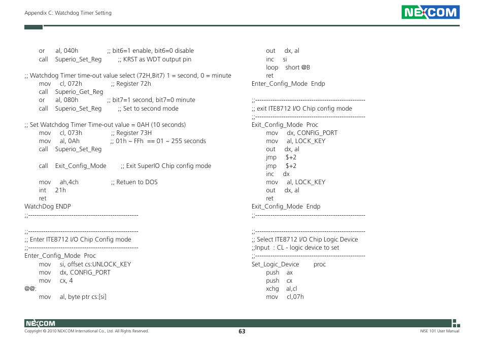 NEXCOM NISE 101 User Manual | Page 76 / 79