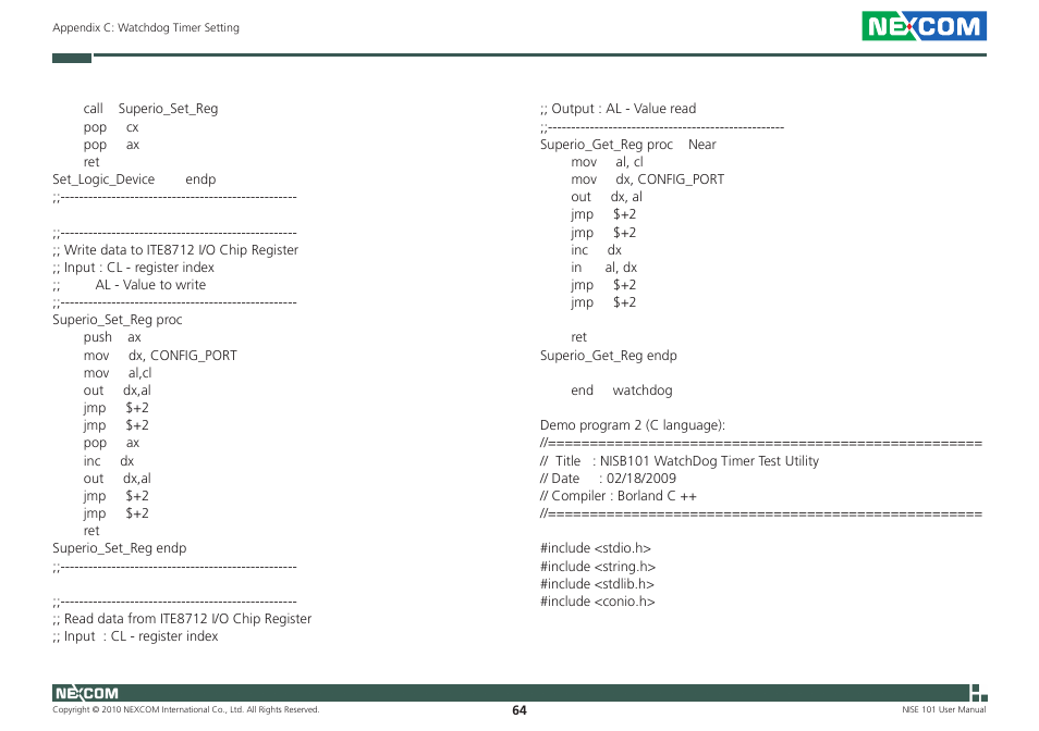 NEXCOM NISE 101 User Manual | Page 77 / 79