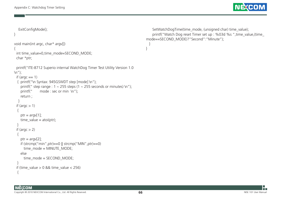 NEXCOM NISE 101 User Manual | Page 79 / 79