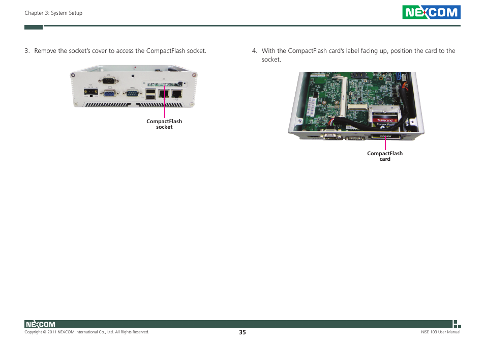 NEXCOM NISE 103 User Manual | Page 48 / 83