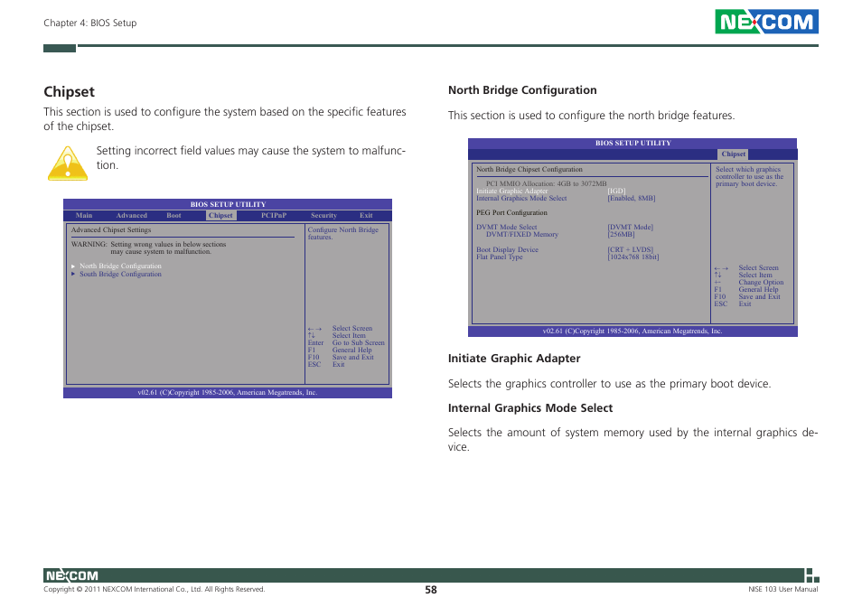 Chipset | NEXCOM NISE 103 User Manual | Page 71 / 83