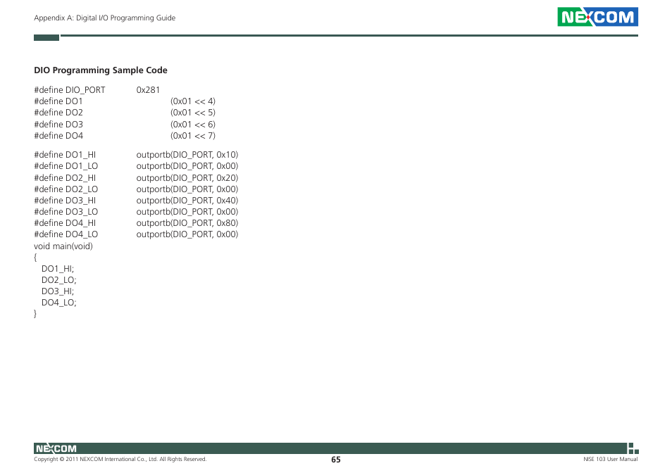 NEXCOM NISE 103 User Manual | Page 78 / 83