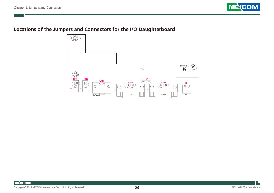 Chapter 2: jumpers and connectors | NEXCOM NISE 105 User Manual | Page 39 / 78