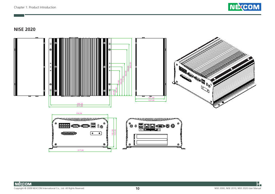 Nise 2020 | NEXCOM NISE 2000 User Manual | Page 23 / 84