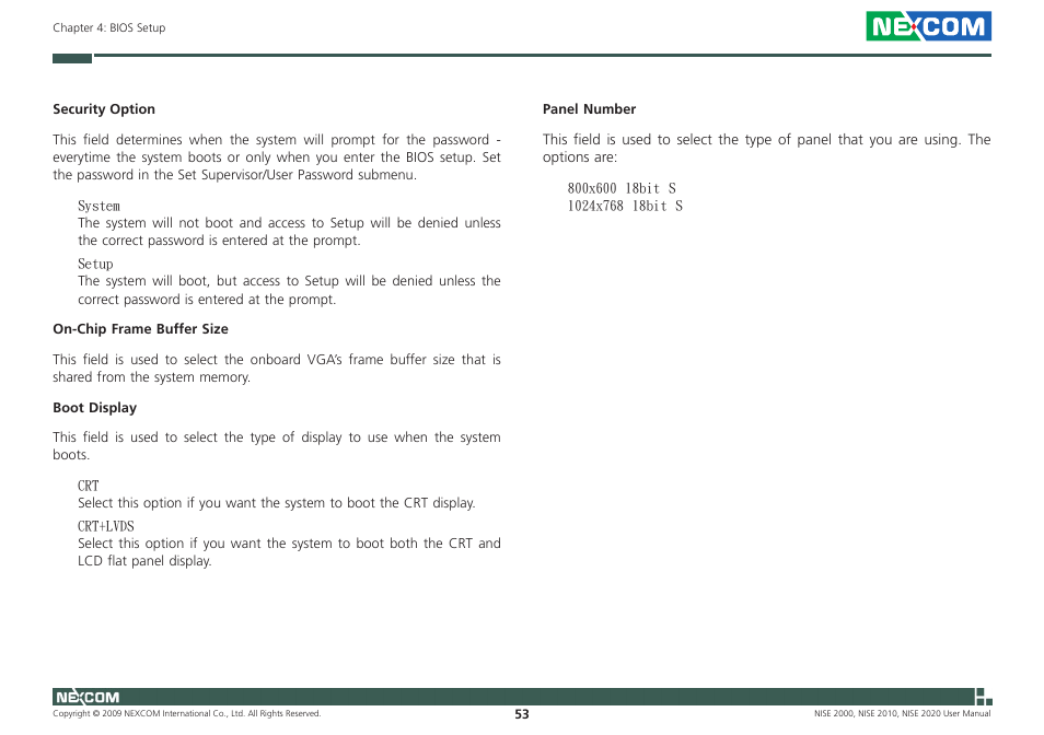 NEXCOM NISE 2000 User Manual | Page 66 / 84