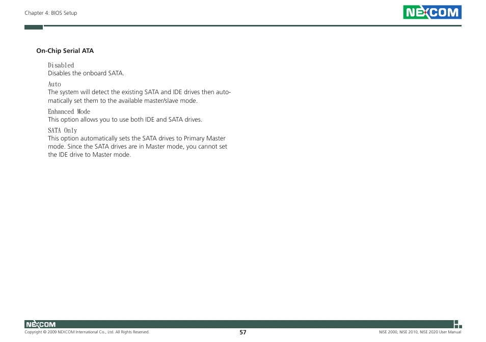 NEXCOM NISE 2000 User Manual | Page 70 / 84