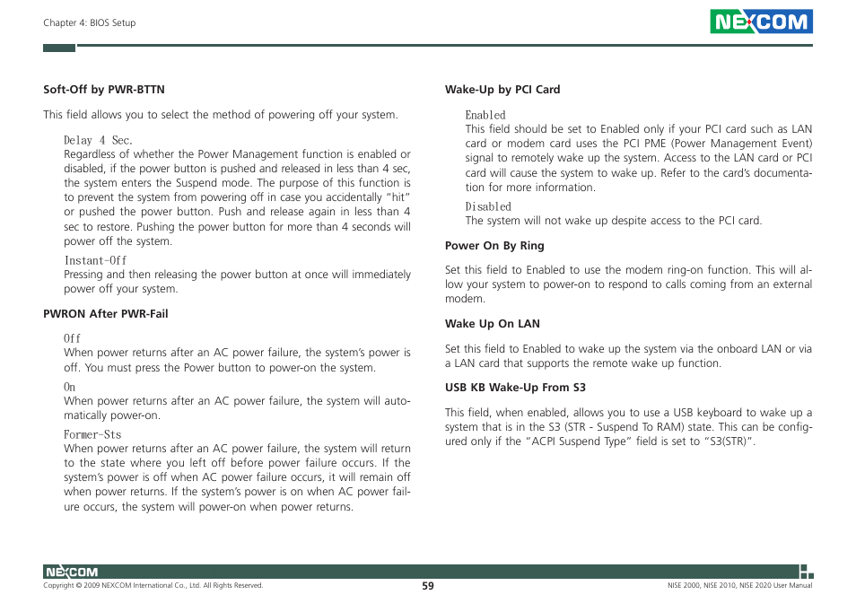 NEXCOM NISE 2000 User Manual | Page 72 / 84