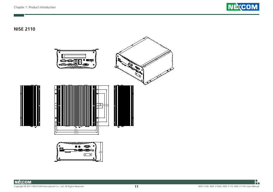 Nise 2110 | NEXCOM NISE 2100 User Manual | Page 24 / 87