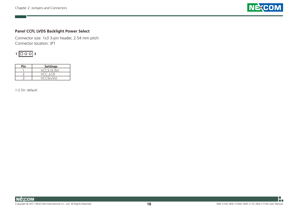 NEXCOM NISE 2100 User Manual | Page 31 / 87