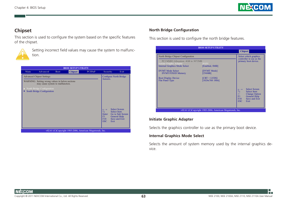 Chipset | NEXCOM NISE 2100 User Manual | Page 76 / 87