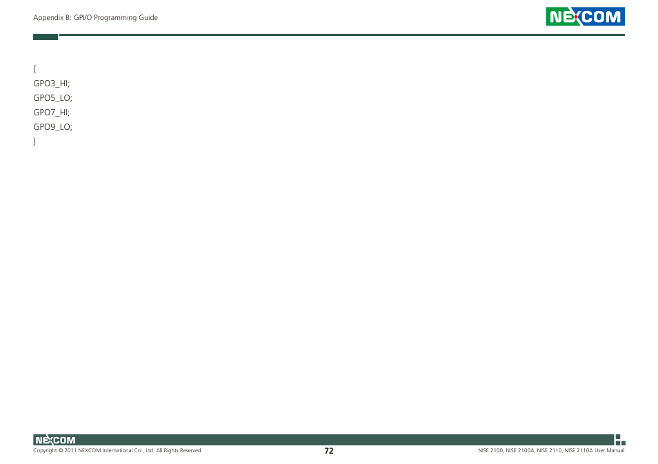 NEXCOM NISE 2100 User Manual | Page 85 / 87