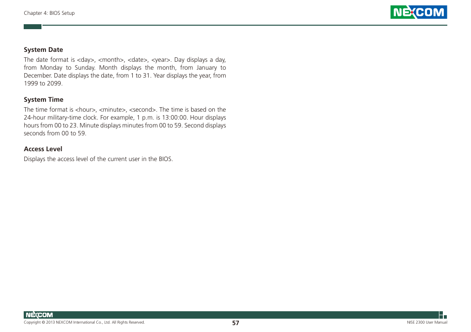 NEXCOM NISE 2300 User Manual | Page 71 / 107