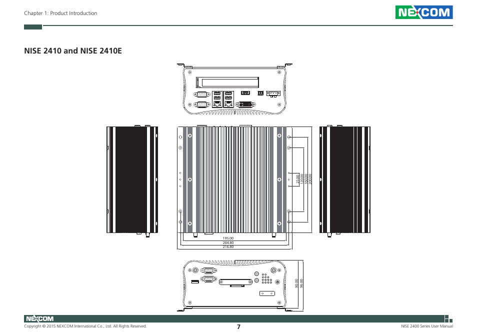 NEXCOM NISE 2400 User Manual | Page 21 / 84