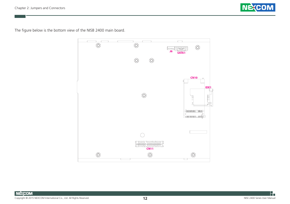 Chapter 2: jumpers and connectors | NEXCOM NISE 2400 User Manual | Page 26 / 84