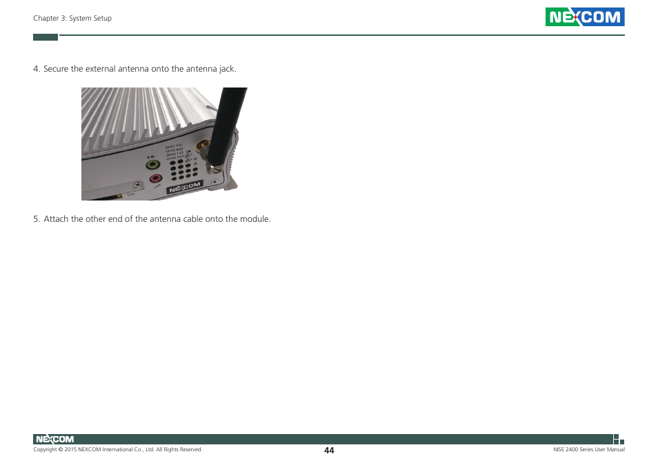 NEXCOM NISE 2400 User Manual | Page 58 / 84