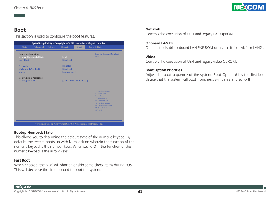 Boot | NEXCOM NISE 2400 User Manual | Page 77 / 84