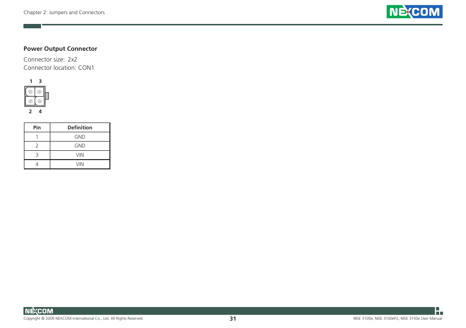 NEXCOM NISE 3100eP2 User Manual | Page 44 / 75