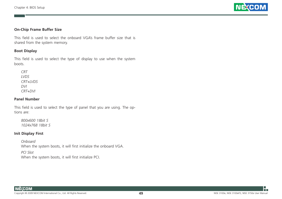 NEXCOM NISE 3100eP2 User Manual | Page 62 / 75