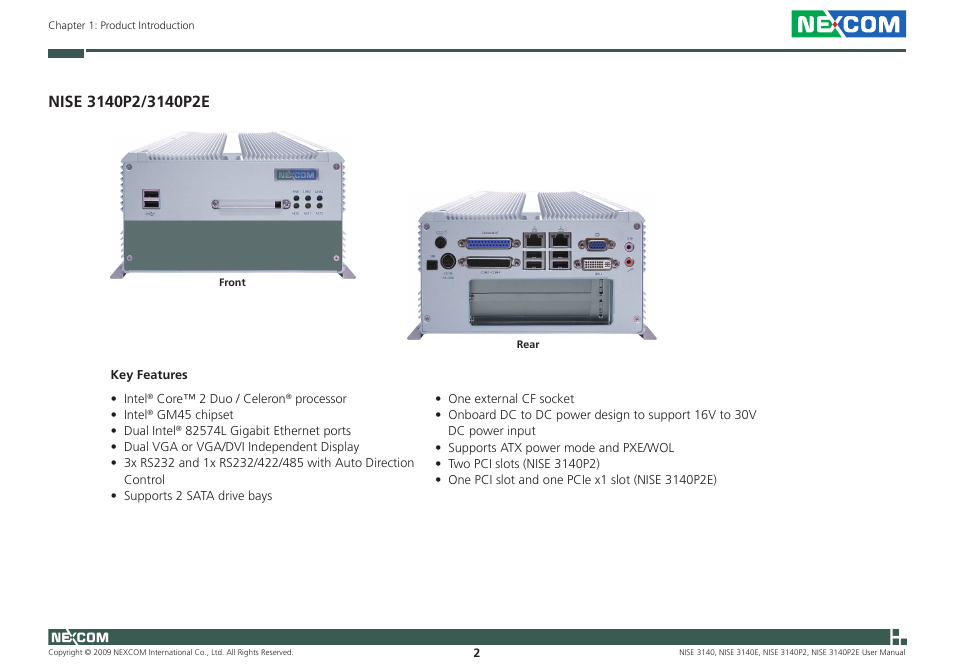 NEXCOM NISE 3140 User Manual | Page 15 / 88