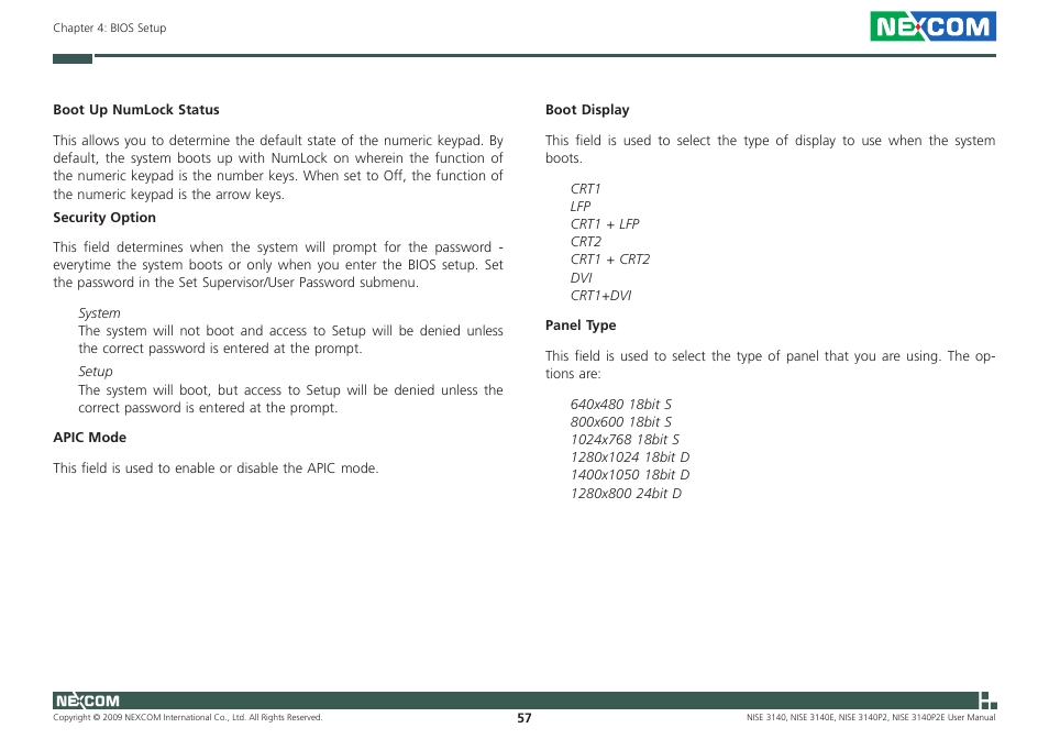 NEXCOM NISE 3140 User Manual | Page 70 / 88