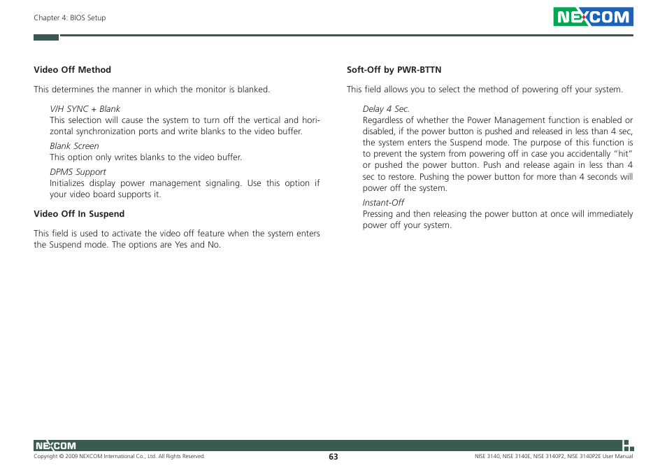 NEXCOM NISE 3140 User Manual | Page 76 / 88