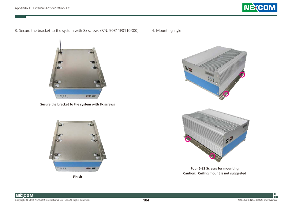 NEXCOM NISE 3500 User Manual | Page 117 / 120