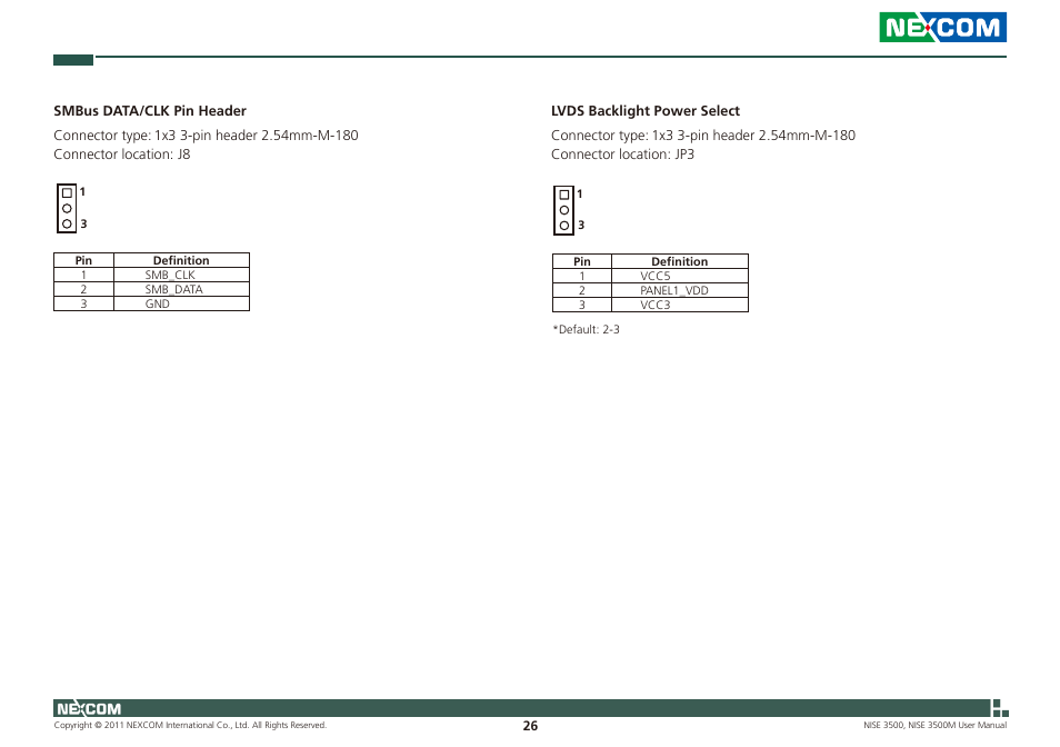 NEXCOM NISE 3500 User Manual | Page 39 / 120