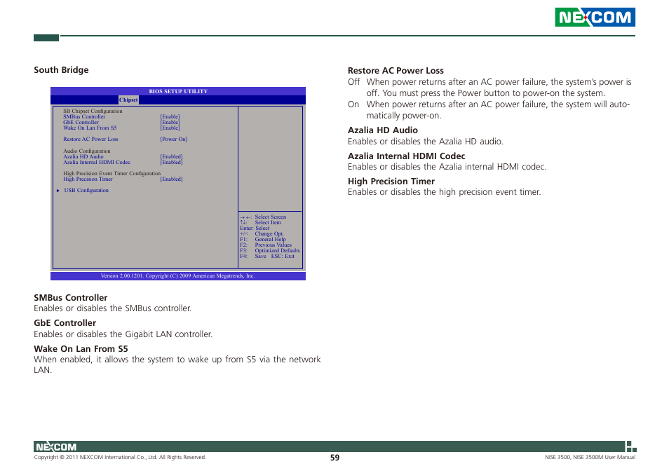 South bridge | NEXCOM NISE 3500 User Manual | Page 73 / 120