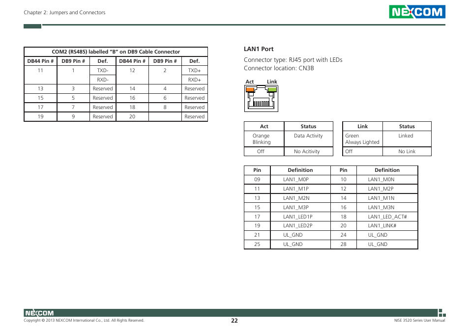 NEXCOM NISE 3520 User Manual | Page 35 / 125