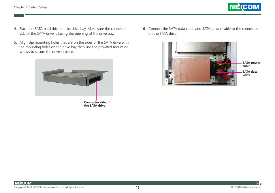 NEXCOM NISE 3520 User Manual | Page 62 / 125