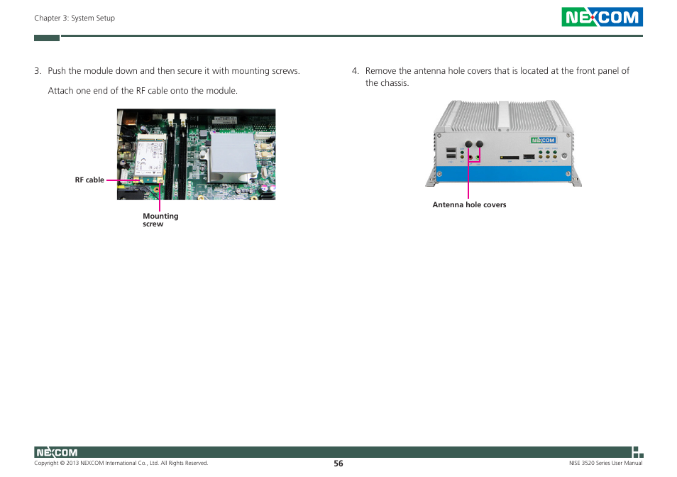 NEXCOM NISE 3520 User Manual | Page 69 / 125