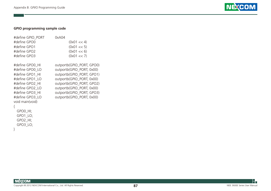 NEXCOM NISE 3600E User Manual | Page 101 / 102