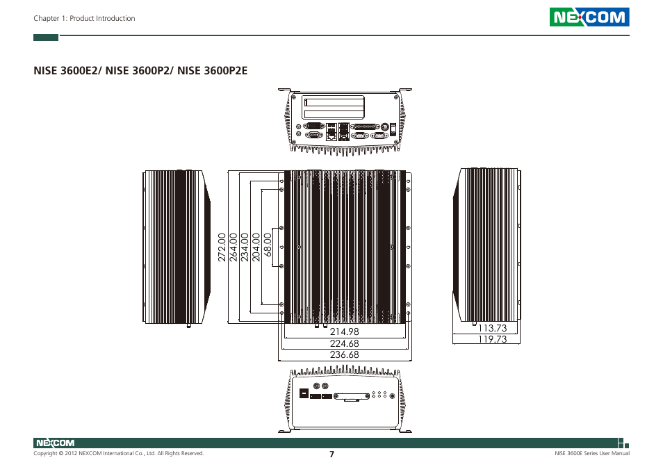 NEXCOM NISE 3600E User Manual | Page 21 / 102