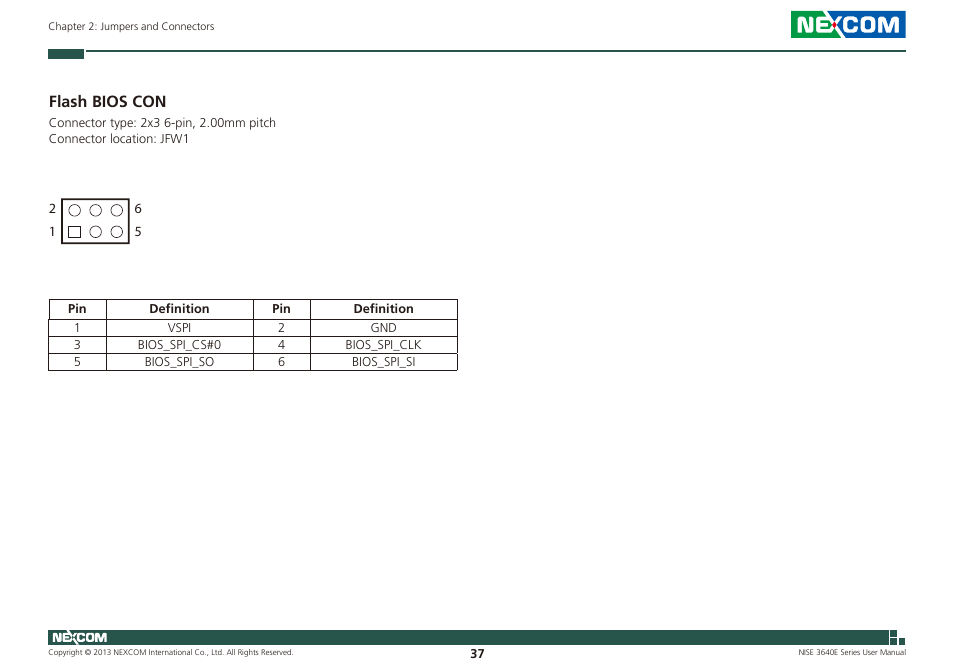 Flash bios con | NEXCOM NISE 3640E User Manual | Page 51 / 105