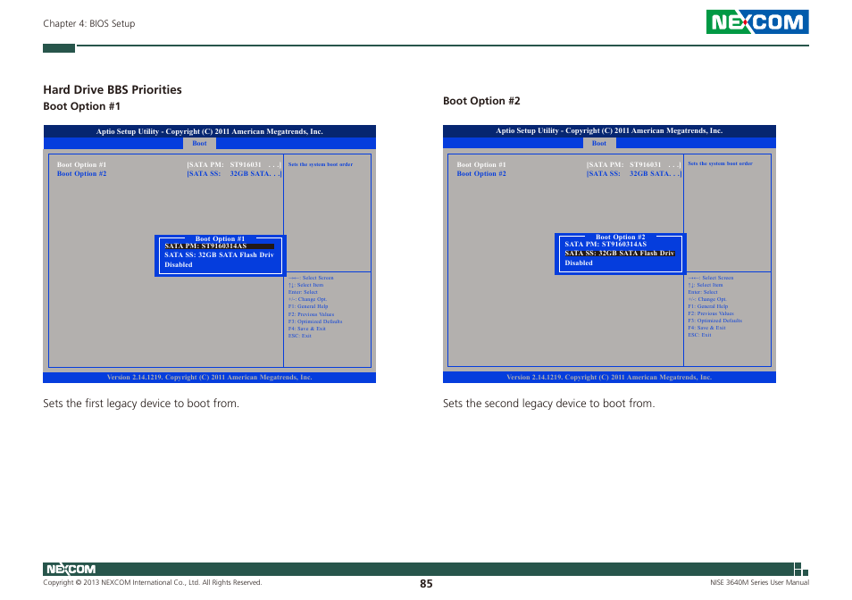 Hard drive bbs priorities | NEXCOM NISE 3640M User Manual | Page 102 / 108