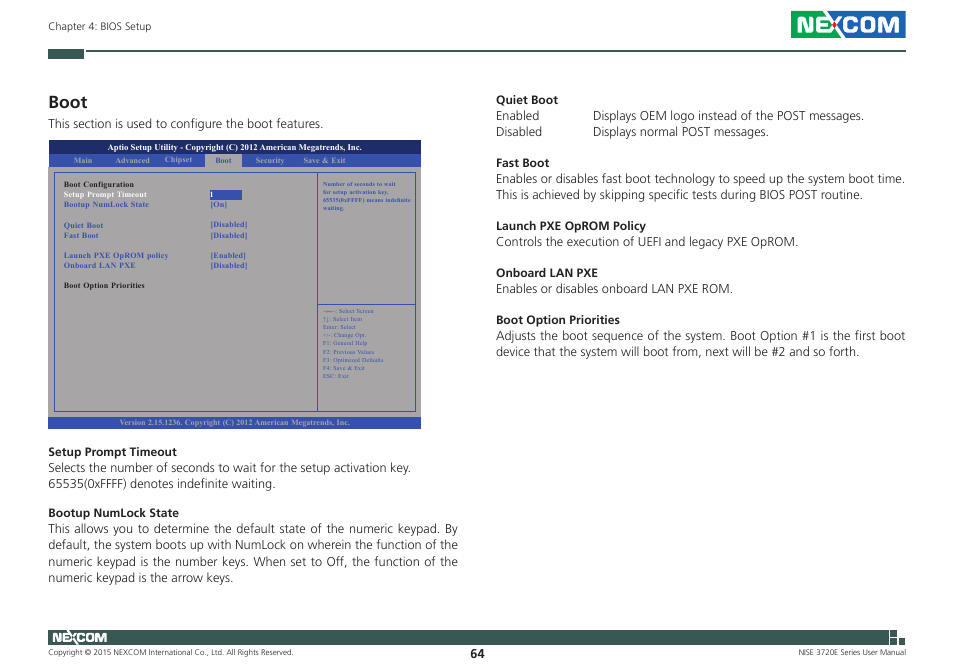 Boot | NEXCOM NISE 3720E User Manual | Page 78 / 85